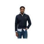 Pull superdry homme camionneur bleu coton