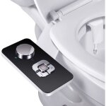 Pulvérisateur bidet non électrique avec double buses rétractables autonettoyantes - bouton poussoir réglable ... Pulvérisateur bidet non électrique avec double buses rétractables autonettoyantes - bouton poussoir réglable ...