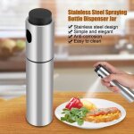 Pulvrisateur dhuile - hb056 - acier inoxydable - anti - corrosion - accessoires de cuisine - gris