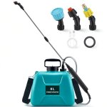 Pulverisateur electrique 8l avec lance telescopique - 3 jets 2400mah affichage led pour arrosage desinfection ...
