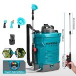 Pulv�risateur �lectrique � dos - yofidra - 10l 12v - batterie 12v 2000mah - d�bit 4 l / min - pression ...