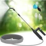 Pulv�risateur �lectrique - pzcc - lance t�lescopique - usb rechargeable - buses r�glables - 3m de tuyau ...