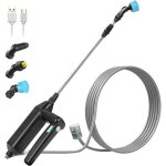 Pulv�risateur de jardin �lectrique - pzcc - lance t�lescopique - 3 buses (�ventail douche r�glable) - ...