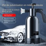 Pulv�risateur de mousse � pompe manuelle 2l canon � mousse avec 3 buses bouteille de lavage voiture et ...