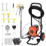 Pulv�risateur de peinture sans air sur pied - vevor - syst�me de pulv�risation de peinture 900 w 3300 ...