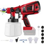 Pulv�risateur de peinture sans fil milwaukee m18 1000 ml 5 buses 3 modes