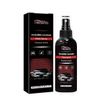 Pulvrisateur de plaque dimmatriculation invisible avec revtement transparent et protection longue dure ...