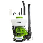 Pulv�risateur thermique atomiseur 14l - 2t 43 cc - pulv�risateur poudres & liquides port�e 12m - jardinage ...