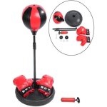 Punching ball enfant - marque - avec gants et pompe - hauteur rglable
