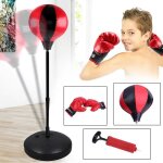 Punching ball poire de boxe sur pied en hauteur 72 - 108 cm balle de boxe pour enfant