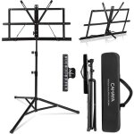 Pupitre de musique pliable léger portable ajustable [support pour partition de musique porte - livre ... Pupitre de musique pliable léger portable ajustable [support pour partition de musique porte - livre ...