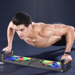 Push up rack board 12 en 1 banc de musculation quipement de fitness multifonction pliable  la maison ...