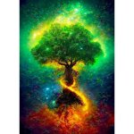 Puzzle 1000 pices : arbre de vie nordique