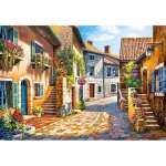 Puzzle 1000 pices - castorland - rue de village - paysage et nature - adulte - intrieur