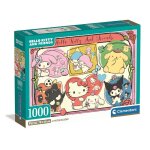 Puzzle 1000 pi�ces - clementoni - hello kitty et ses amis - d�s 14 ans