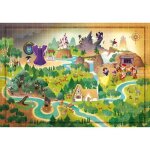 Puzzle 1000 pices - clementoni - story maps - blanche - neige - dessins anims et bd - disney princesses ...