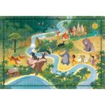 Puzzle 1000 pi�ces - clementoni - story maps - le livre de la jungle - dessins anim�s et bd - disney ...