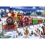 Puzzle 1000 pièces - trefl - technologie unlimited fit - le train express du père noël Puzzle 1000 pièces - trefl - technologie unlimited fit - le train express du père noël