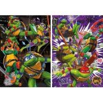 Puzzle 2 x 500 pi�ces - educa - tortue ninja - 34 x 48 cm - pour enfants - � partir de 10 ans