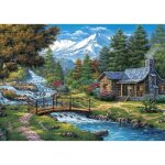 Puzzle 2000 pices : deux cascades
