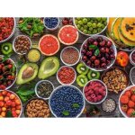 Puzzle 2000 pices : table pleine de superaliments