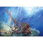 Puzzle 2000 pices - epave marine - castorland - paysage et nature - adulte - 68 x 92 cm