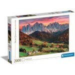 Puzzle 2000 pièces val di funes - clementoni - images captivantes et matériaux écologiques Puzzle 2000 pièces val di funes - clementoni - images captivantes et matériaux écologiques