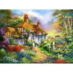 Puzzle 3000 pices - castorland - forest cottage - paysage et nature - adulte - a partir de 15 ans