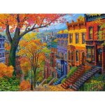 Puzzle 3000 pièces : colline de la ville dautomne Puzzle 3000 pièces : colline de la ville dautomne