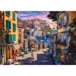 Puzzle 3000 pices : coucher de soleil sur la cte italienne