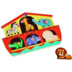 Puzzle encastrement en bois : arche de no