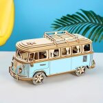 Puzzle 3d en bois �ducatif et amusant - assemble un camping - car - puzzle � monter soi - m�me - convient ...