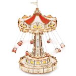 Puzzle 3d en bois kits de mod�les m�caniques - robotime bo�te � musique pour adultes � construire bricolage ...