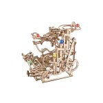 Puzzle 3d en bois - ugears - circuit de billes avec 10 billes - maquette à construire - 315 pièces Puzzle 3d en bois - ugears - circuit de billes avec 10 billes - maquette à construire - 315 pièces
