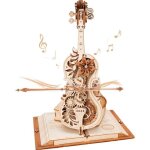 Puzzle 3d en bois - zgeer - violoncelle - bote  musique - kit de maquette - dcoration vintage