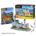 Puzzle 3d chteau de neuschwanstein allemagne - cubicfun - 121 pices - adulte