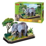 Puzzle 3d - cubicfun - el�phant - 42 pi�ces - carton - pour enfants � partir de 6 ans