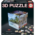 Puzzle 3d - educa - cube voyage - 216 pi�ces - 6 puzzles de 36 pi�ces - d�fi ludique 8 ans + (20124)
