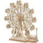 Puzzle 3d grande roue en bois - robotime - 120 pi�ces - architecture et monument - mixte - a partir de ...