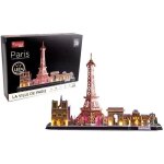 Puzzle 3d lumineux - monuments de paris - jeu de construction - explora - 115 pi�ces - d�s 8 ans