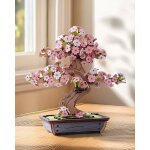 Puzzle 3d sakura et pin �ternel bonsai kits de mod�les puzzle en bois pour adultes � construire d�coration ...