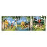 Puzzle 50 pices - djeco - pierre et le loup - multicolore - enfant - 2 ans de garantie
