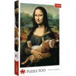 Puzzle - trefl - mona lisa et minou ronronnant - 500 pi�ces - tableaux & peintures - d�s 12 ans