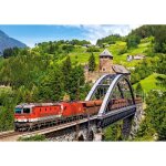 Puzzle 500 pi�ces : train sur le pont