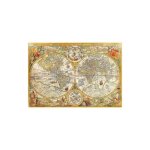 Puzzle adulte pays : vieille carte du monde - 2000 pieces