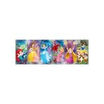 Puzzle adulte panorama 1000 pieces : les princesses - collection disney - clementoni