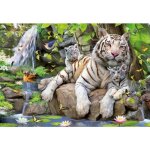 Puzzle adulte tigre blancs du bengale avec ses petits au bord de la riviere - 1000 pieces - educa - animaux ... Puzzle adulte tigre blancs du bengale avec ses petits au bord de la riviere - 1000 pieces - educa - animaux ...
