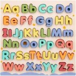 Puzzle alphabet en bois - montessori - apprentissage des lettres - jouet �ducatif - 2 ans et plus - multicolor ...