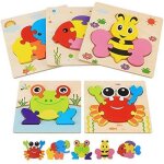 Puzzle animaux en bois pour enfant - jouet educatif 3d  encastrements - cadeau pour enfant de 1  5 ...