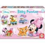 Puzzle b�b� baby minnie 5 puzzles progressifs de 3 � 5 pi�ces educa 15612